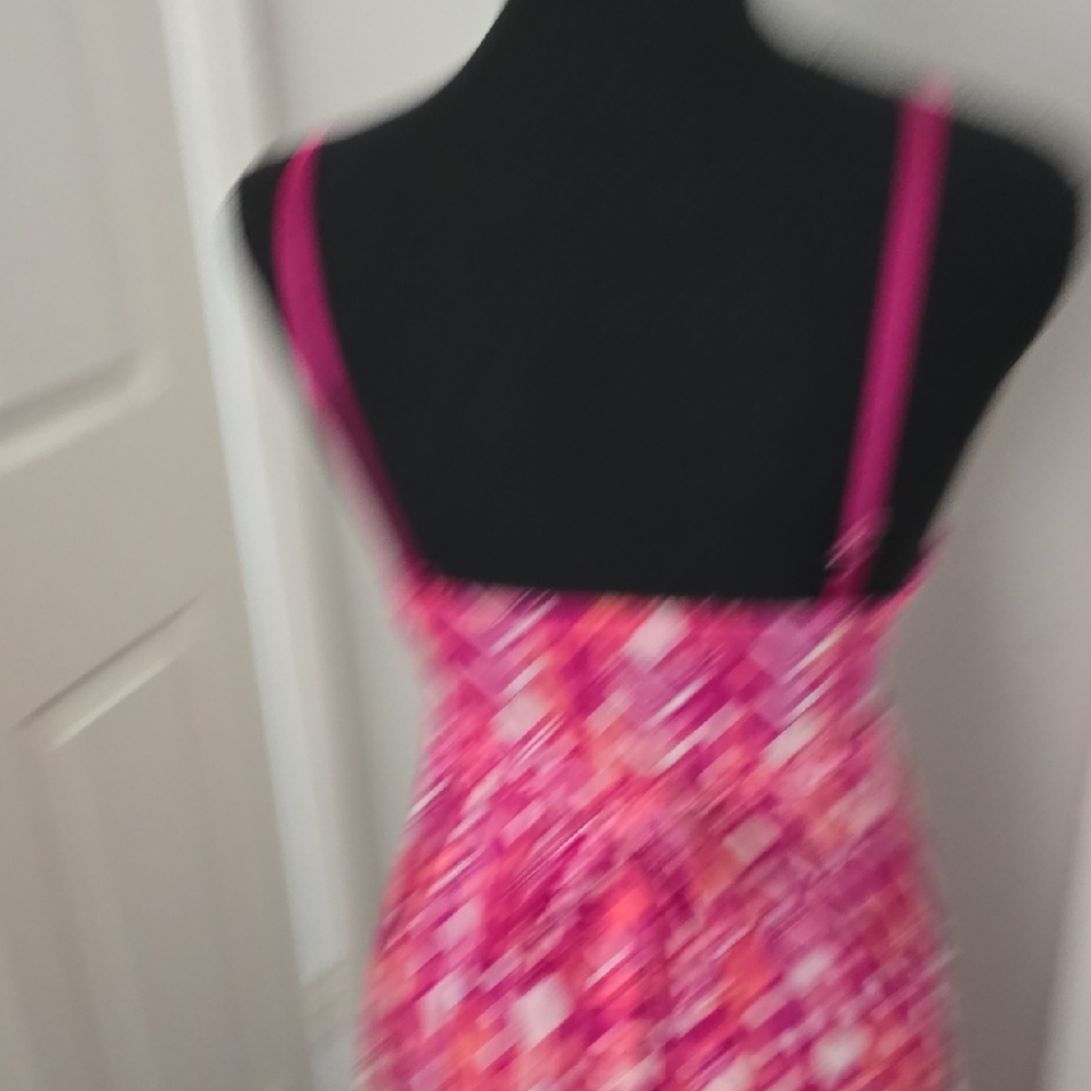 Pink Patterned Maxi Dress - Picture 5 of 5